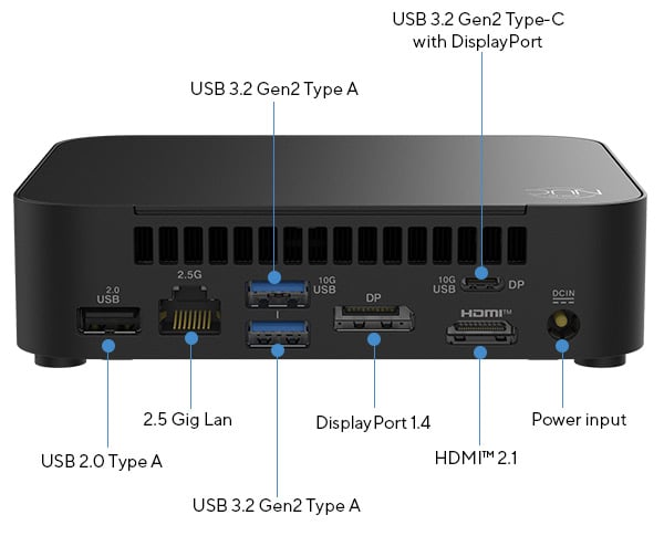 ASUS NUC 14 Essential Barebone Kit Mini PC with Intel Processor